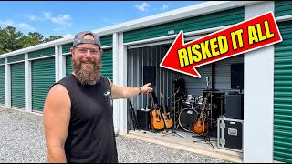 Athlete Statistics Risked $1500 on an abandoned storage unit filled with professional band equipment!