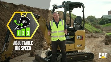 Adjustable Dig Speed – Cat® Next Gen Mini Excavators