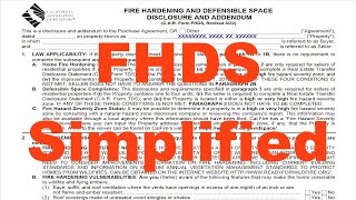 Tutorial - Fire Hardening and Defensible Space Disclosure and Addendum - CAR form FHDS Simplified