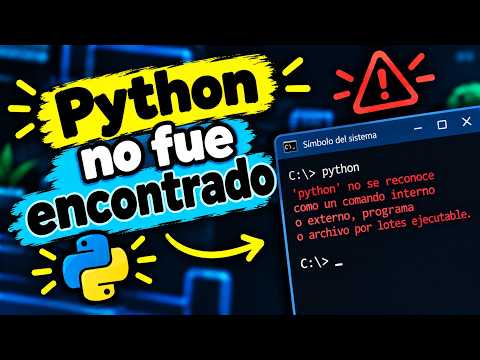 Python is NOT RECOGNIZED as an INTERNAL or EXTERNAL COMMAND | Python was not found