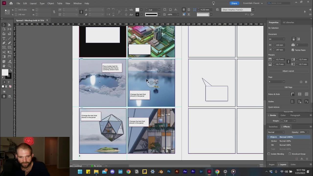 Create an InDesign File for Comic Books and Graphic Novels - YouTube