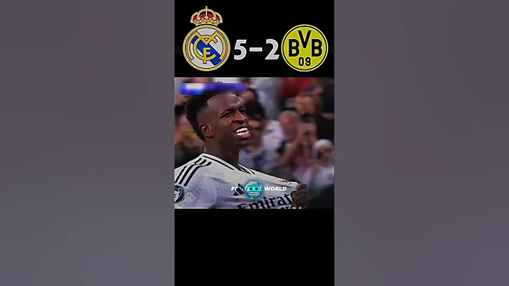 What a Comeback ❤️‍🔥 Real Madrid vs Dortmund 🥶 5-2 ⚡ #football #youtube #shorts