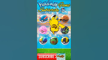 Choose Your Different Types Pokeball 🌟|| #pokeballs #pokemon #shorts