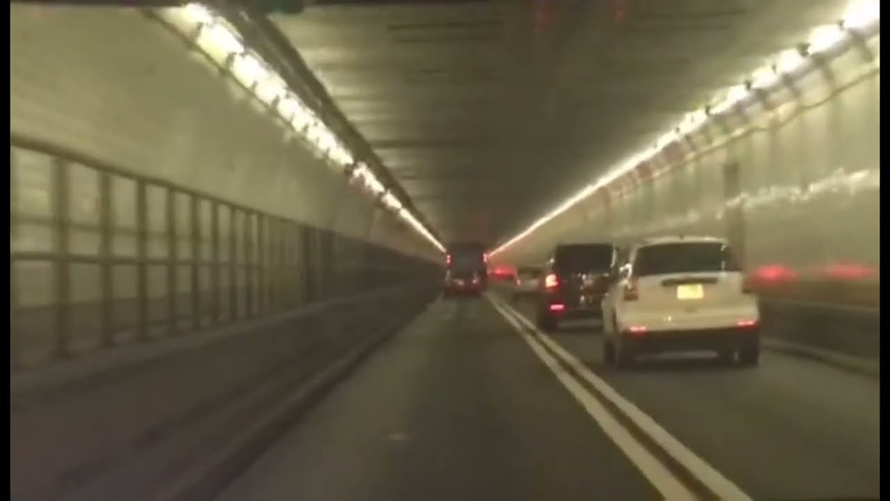 The Holland Tunnel daylight, under water from New York to New Jersey