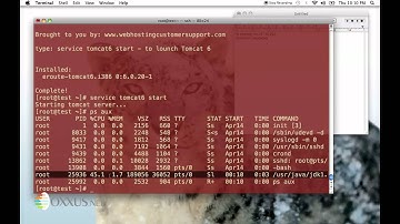 Oxxus.net How to install Tomcat 6 on VPS in under 2minutes video