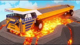LONG CARS vs VOLCANO | Teardown