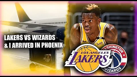 LAKERS VS WIZARDS & I ARRIVED IN PHOENIX