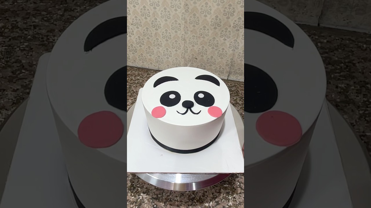 Very Easy Panda Face Cake Tutorial 