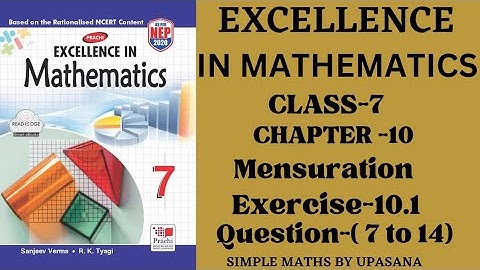 Excellence Math || Prachi Book || Class-7 || Chapter-10|| Exercise-10.1|| Question-( 7 to 14)