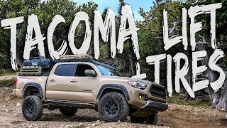 Tacoma Lift + Tires  'Hey Mike, what lift and tires you runnin???'