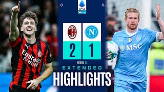 MILANAS-NAPOLIS 2-1 | IŠPLĖSTI AKCENTAI | SERIE A 2025/26