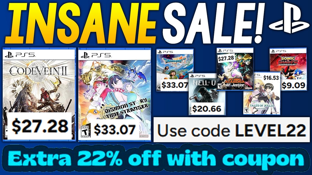 Absolutely INSANE PS5 Physical Summer Game SALE - Tons of Games