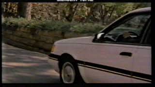 1989 Mercury Topaz "Nothing Moves You" TV Commercial