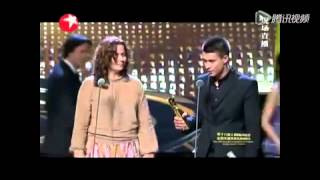 2013 Keanu Reeves Karen Mok At Shanghai Iff Present Best Director Yuri Bykov With Mayor