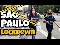 Sao Paulo avenida Paulista (Paulista Avenue) walking tour during lockdown Brazil 2021 4k guide