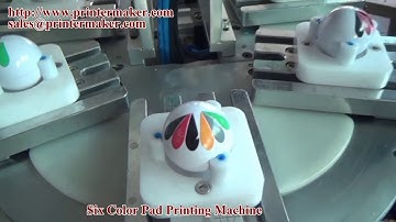 SIx color pad printing machine