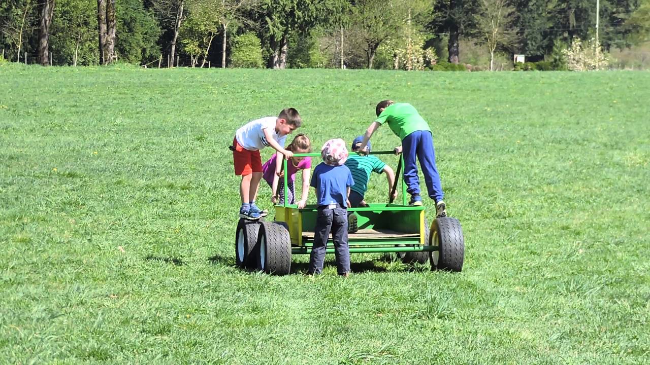 Luke and Bree and others at Eagle Acres Dairy Beaver Camp