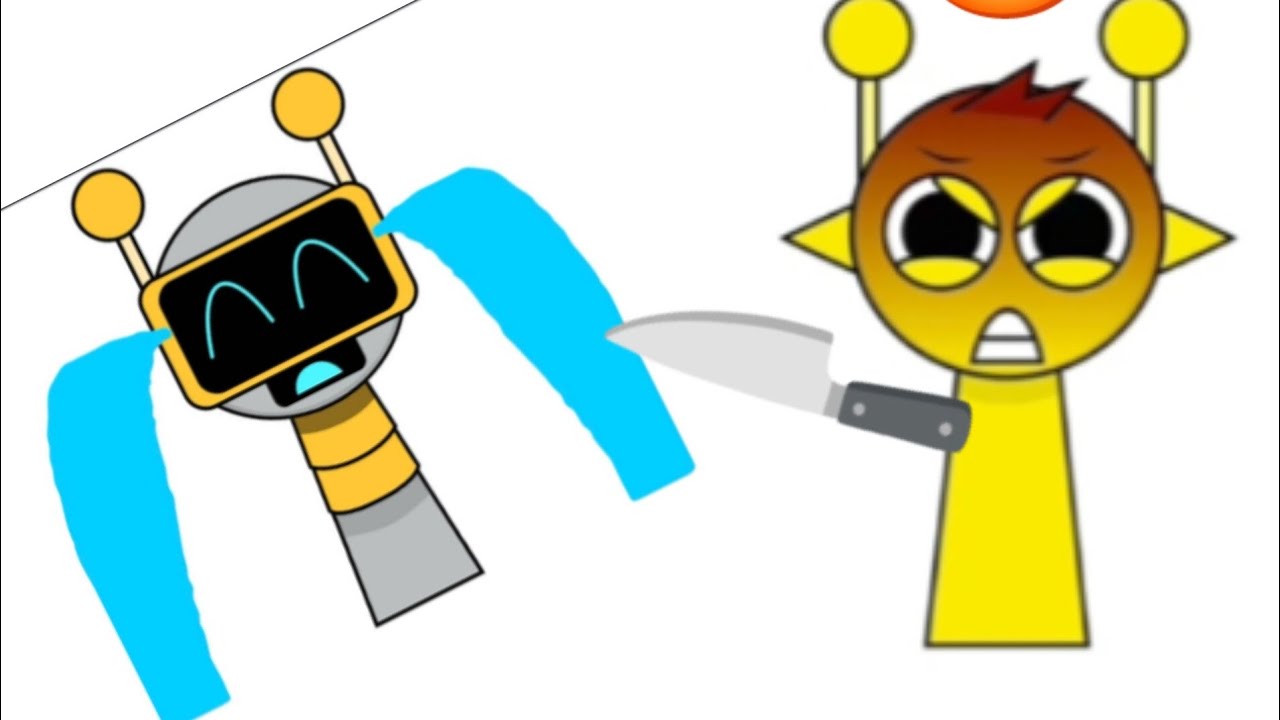 Sprunki crying FIN BOT SPRUNKI SIMON Angry