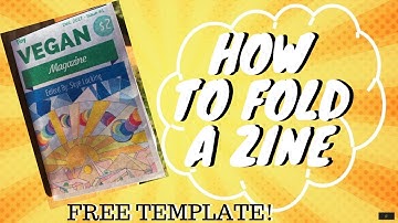 How to Fold A Zine  - Plus Free Zine Template - Tech Talk Thursday - Courageous Creatives