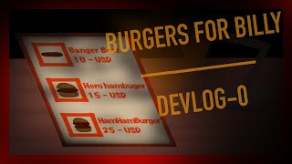 Making a Cooking Horror game| Burgers For Billy | Devlog-0