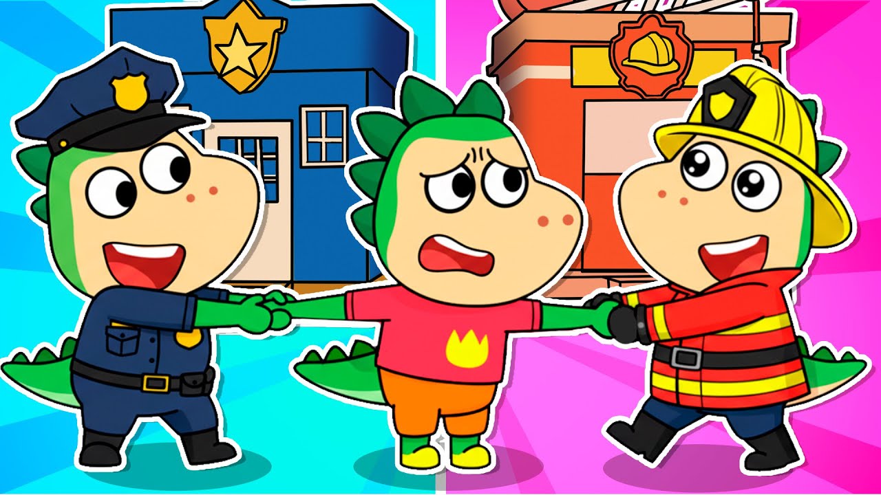 🫣Spike Tries Every Job 🧑‍🚒Funny Career Day👮‍♂️ Learn Professions 👩🏻‍⚕️ Fire Spike Kids Stories 🔥