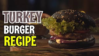 Grilled turkey burger recipe | food ...