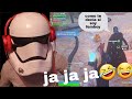 Hablando con Dark Vader