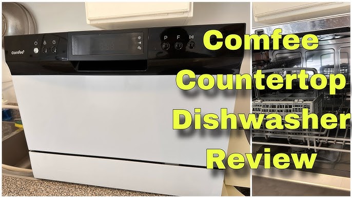 Ecozy DW01 Portable Countertop Dishwasher, Mini dishwasher