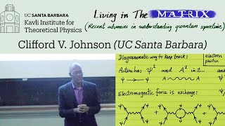 Living in the Matrix: Recent Advances in Understanding Quantum Spacetime ▸ Clifford V Johnson (UCSB)