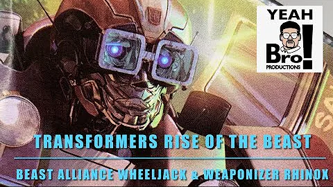 Transformers Rise Of The Beast Beast Alliance Wheeljack and WEAPONIZER Rhinox 2 pack 4K review