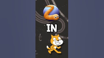 How to make a SLITHER.IO game in Scratch! #gamedev #scratch #shorts