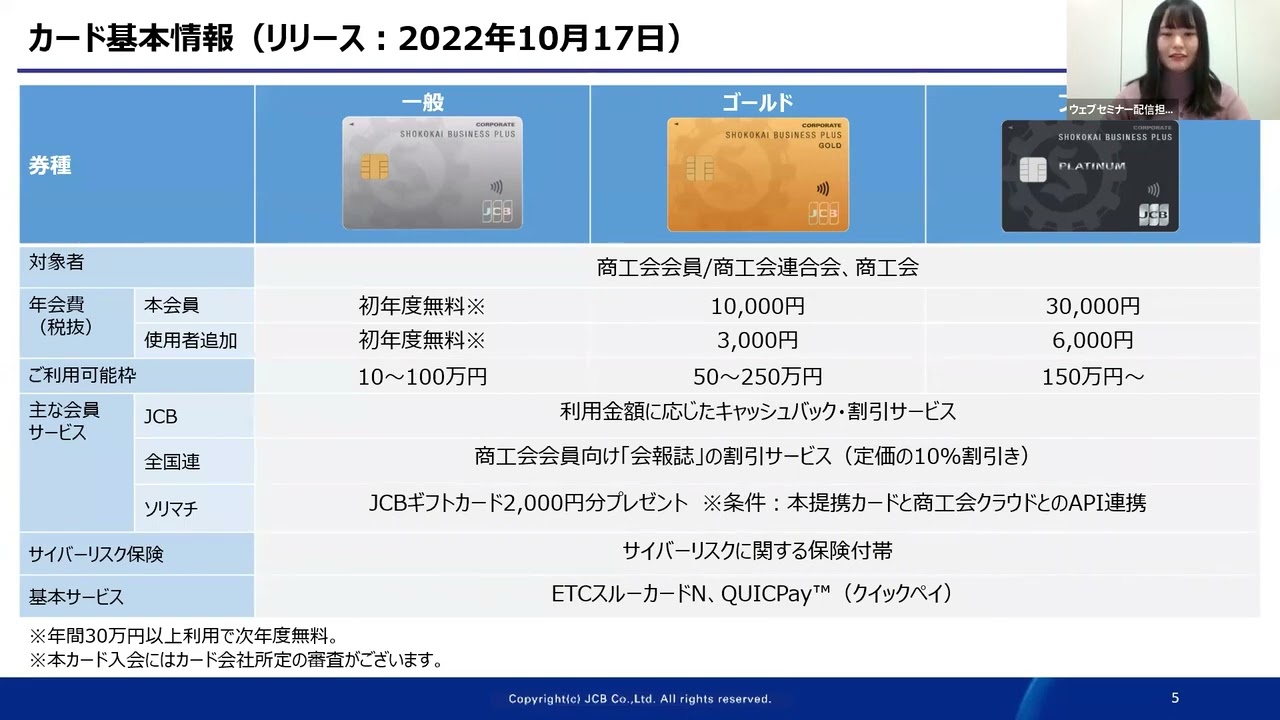 CCP様 リクエスト 6点 まとめ商品【割引済み】 商工会ビジネスプラスカード_サービス紹介動画 - YouTube