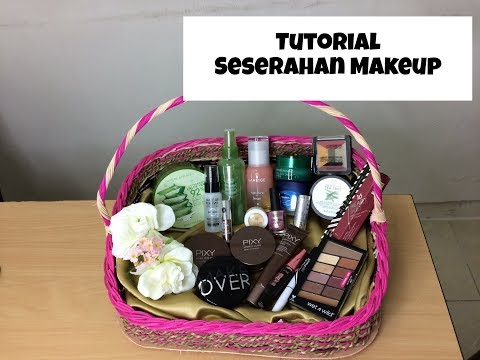 hantaran make up dan cara bungkusnya. 