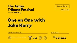 One on One with John Kerry Profile