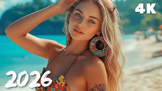 Seaside Harmony 🌊 Chill Deep House Tropical Summer 4K UHD 2026 | Blue Shore Beats