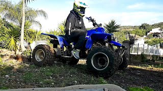 RIDING MY BANSHEE 350 AT HOME (QUARENTENA)