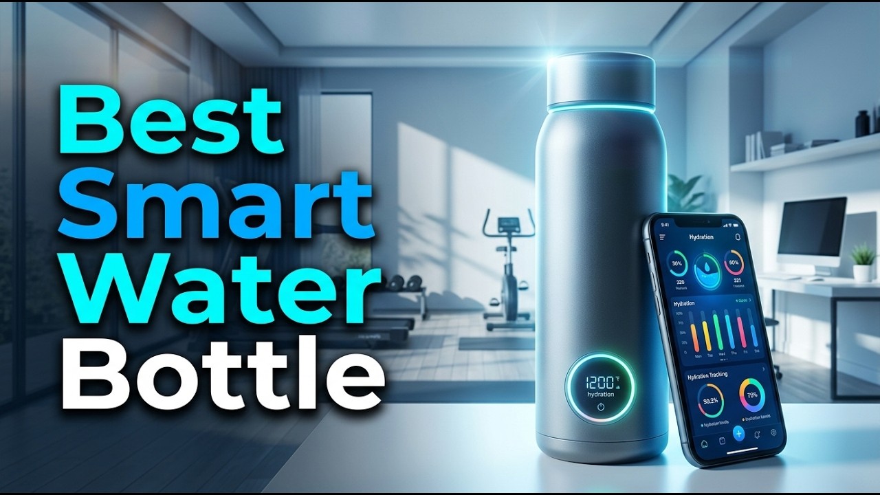 TOP 5  Best Smart Water Bottle With Reminder 2026 | Rechargeable Hydration Bottle!