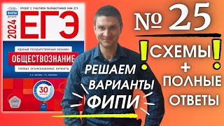 Полный разбор 25 варианта фипи Котова Лискова | ЕГЭ по обществознанию 2024 | Владимир Трегубенко