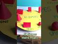 3D Shapes Model For School Project 3D Geometrical Shapes