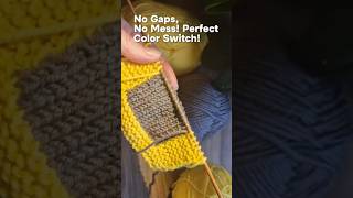 Perfect Color Join for Knitting | No Gaps, No Loose Ends! 🧶✨