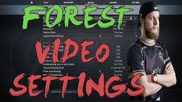 CSGO: NiP f0rest video settings 2016