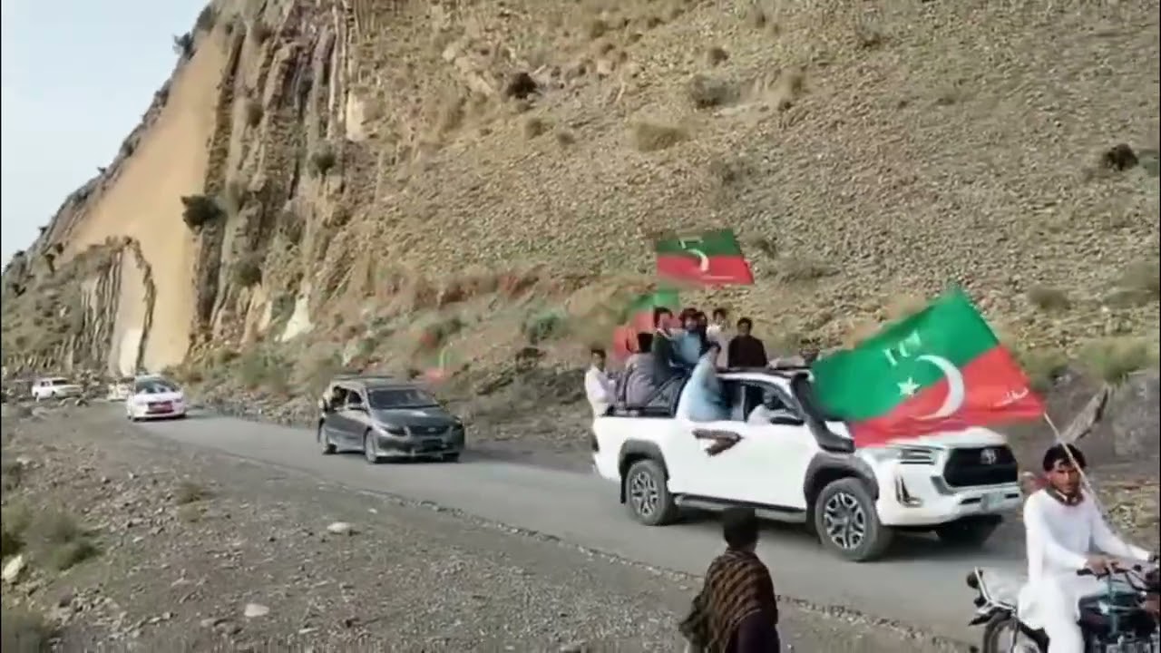 بلوچستان ژوب عمران خان رہائی جلسے کے مناظر 