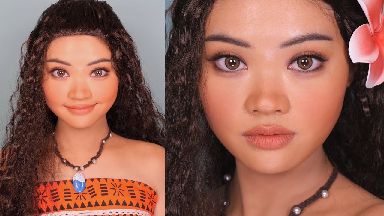 ENG)Disney 모아나 실사버전 메이크업 MOANA live action makeup/Korean