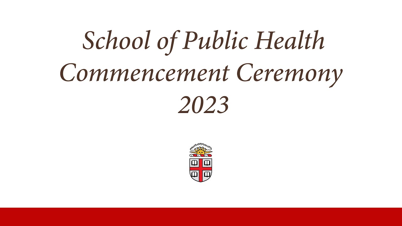 School of Public Health Commencement Ceremony 2023 - YouTube