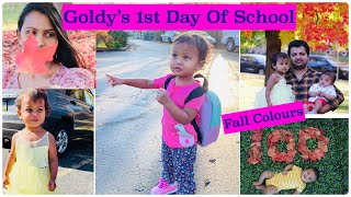 Goldy 1st day of school & Fall vlog | @PraniKonnects