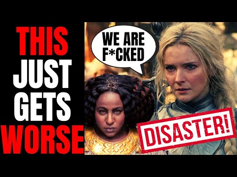 Rings Of Power DISASTER Gets Worse For Amazon | MASSIVE Loss Of Viewers, Fire Breaks Out On Set!