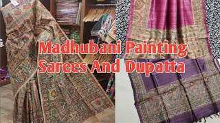 Madhubani Painting Sarees And Dupatta ❤️ Contact 6204444367 For Purchase screenshot 5