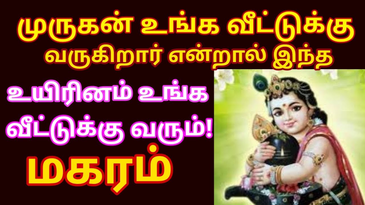 Magaram Rasi Kal முருகன் உங்க வீட்டுக்கு வருகிறார் என்றால் இந்த உயிரினம் வீட்டுக்கு ...