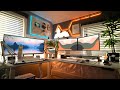 Modern Dream Desk Setup: Gaming PC &amp; Mac Ultimate Workspace!