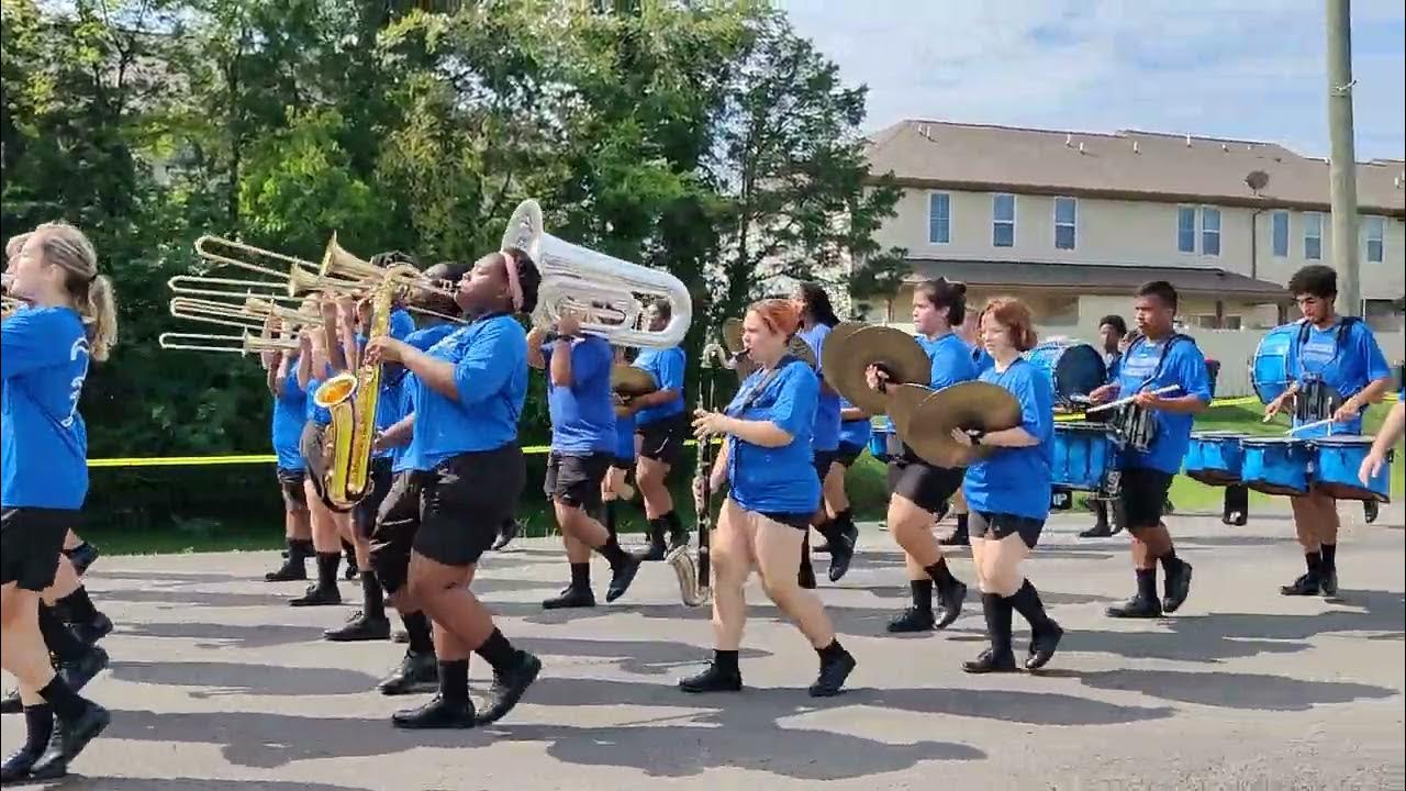 LaVergne High Marching Wolverines playing in the 2022 Old Timers Day